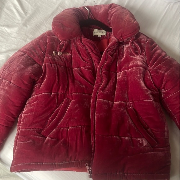 Rachel Antonoff Peggy Velvet Puffer Jacket - Picture 6 of 13